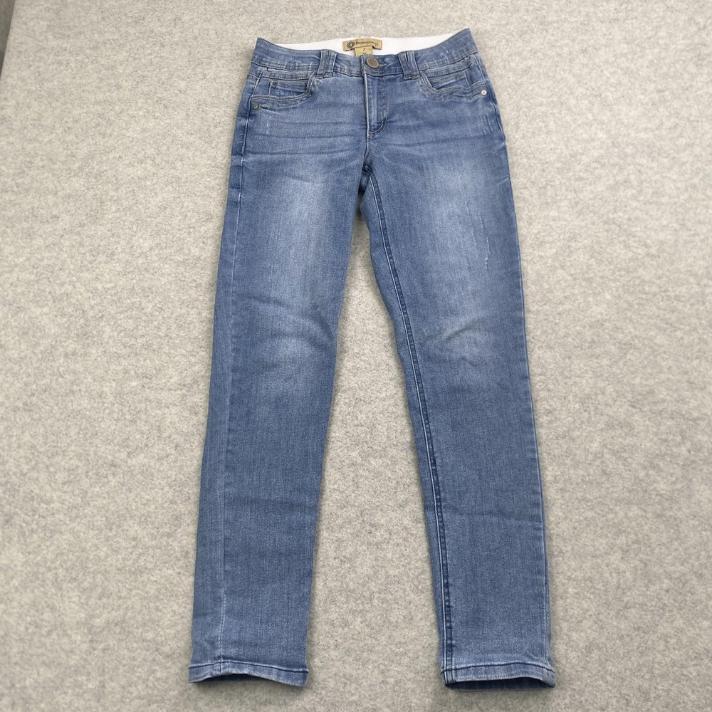 Democracy Womens 2 28x28 Blue Ab Technology Mid Rise Skinny Jeans B1641N3XHXX